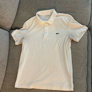 Lacoste Polo - Cream, Slim Fit